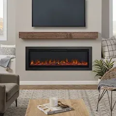 Real Flame Cyrus 65" Wall Mounted Electric Fireplace