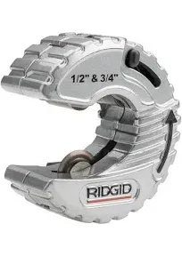 RIDGID C34 (57008) 1/2&#034; &amp; 3/4&#034; Close Quarters Copper Tubing Cutter