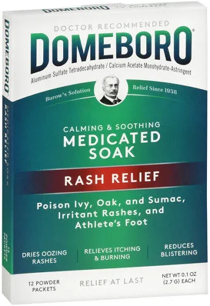 Domeboro Medicated Soak Rash Relief