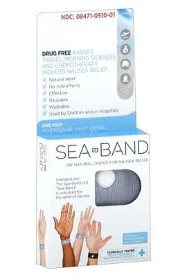 Sea Band Acupressure Nausea Relief Wristbands