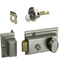 Defiant Satin Nickel Deadbolt Lock