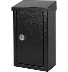 xydled Wall-Mounted Key Drop Box with Key Lock, Metal Mailbox, Indoor&amp; Outdoo...