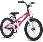 Royalbaby Freestyle Kids Bike for Boys Girls Childrens Bicycle with Kickstand, 18 inch Fuchsia