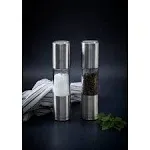 Cole & Mason Oslo Precision+ Salt & Pepper Mill Set - Salt & Pepper Grinder Set - Refillable Spice Mills - Salt Mill with Diamon Cut Ceramic Mechanism - Pepper Mill with Carbon Steel Mechanism