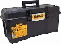 DEWALT DWST24082 One-Touch Tool Box, 55 lb, Resin, Black