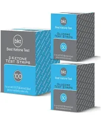 BKT Best Ketone Test Blood Ketone Test Strips 50ct