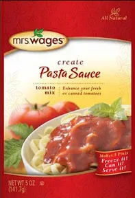 Mrs Wages Pasta Sauce Tomato Mix