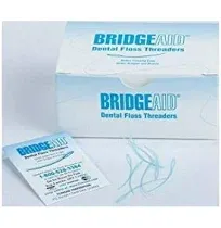 Floss Aid TDPS Bridge Aid Dental Floss Threader (Pack of 1000)