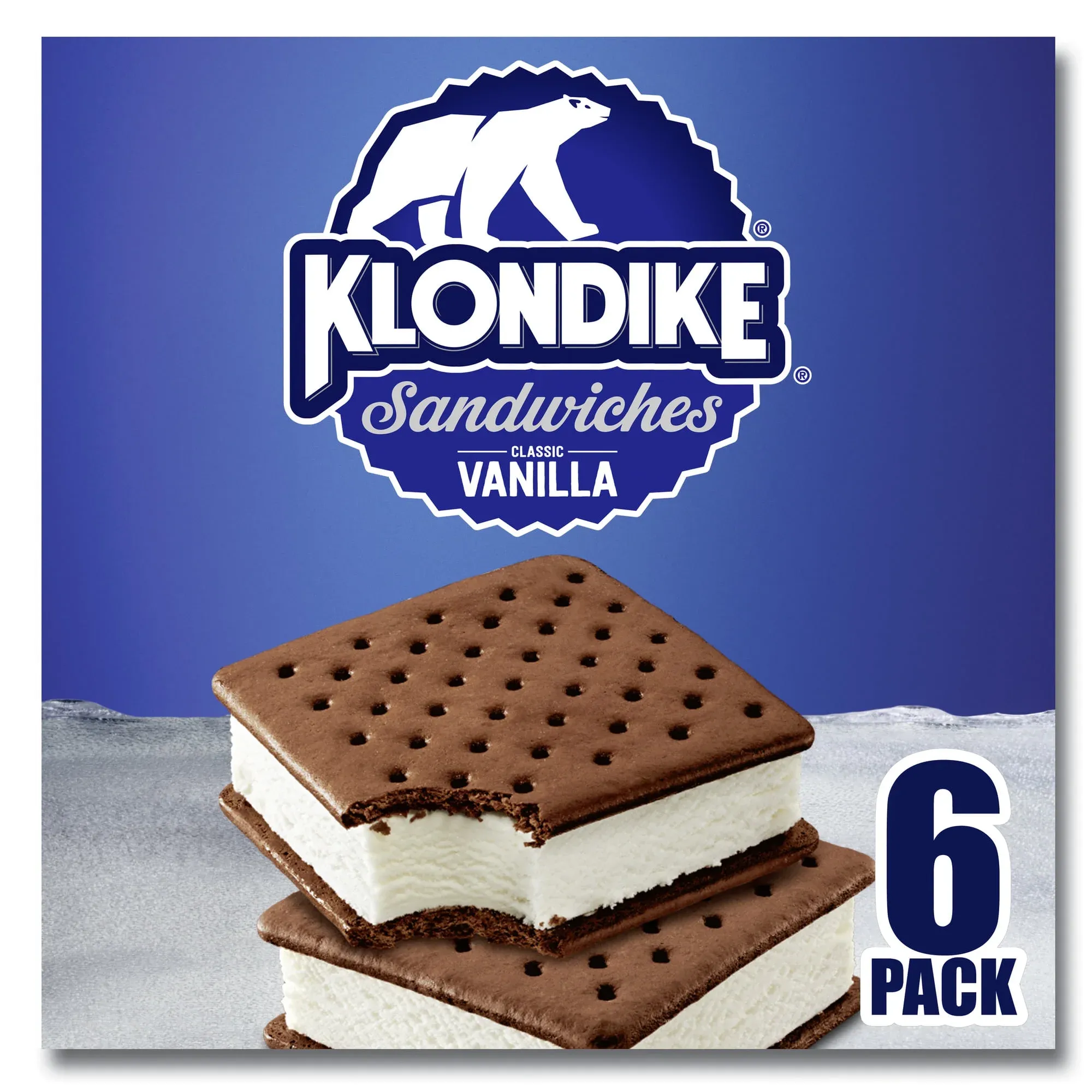 Klondike Classic Vanilla Ice Cream Sandwiches