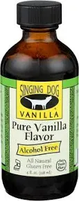 Singing Dog Vanilla Alcohol Free Pure Vanilla Flavor