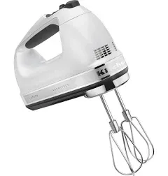 9-Speed Digital Hand Mixer with Turbo Beater II Accessories and Pro Whisk - Cand