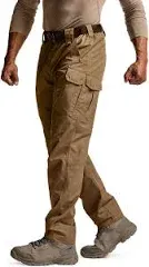 CQR Men's Tactical Pants, Water Resistant Ripstop Cargo Pants, Lightweight EDC Work Hiking Pants, Outdoor Apparel