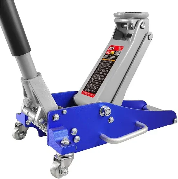 1.5-Ton Low-Profile Aluminum and Steel Floor Jack with Dual Piston Speedy Lift