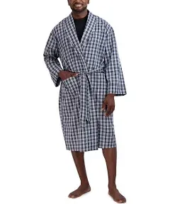 Hanes Men's Big and Tall Woven Shawl Robe