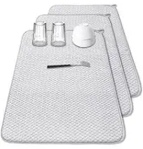 3 Pcs XXL Dish Drying Mats,Absorbent Microfiber Drainer 3PCS 24*17 inch C