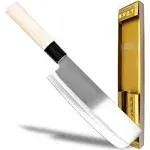 Japan TSUBAZO Stainless Steel Vegetable Nakiri Knife Shiraki 170mm 6.7 in