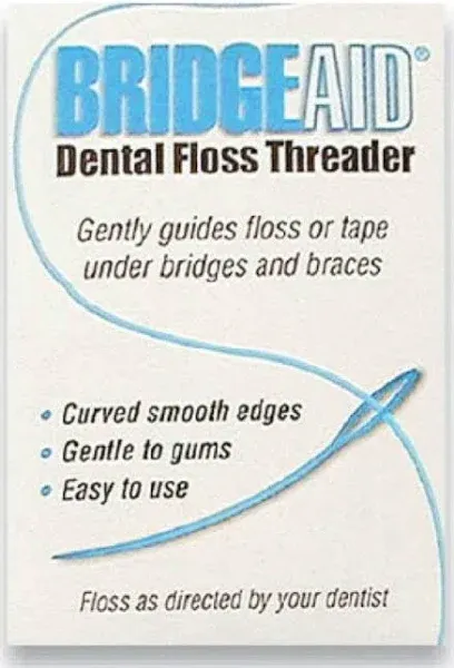 Bridgeaid Floss Aid Dental Floss Threader