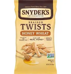 Snyders Of Hanover Braided Twists Honey Wheat Pretzels