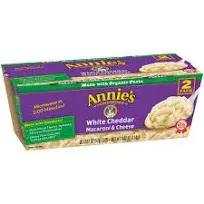 Annies Homegrown White Cheddar Microwavable Mac and Cheese Cup, 4.02 Ounce -- 6 per case