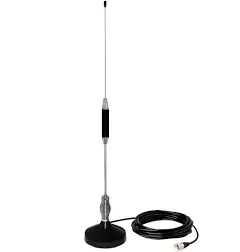 CB Antenna 28 inch 27 MHz CB Radio Antenna Full Kit with Heavy Duty Magnet Mount Mobile/Car Radio Antenna Compatible with President Midland Cobra