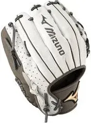 Mizuno GPE1150F1 Prime Elite Infield  FP Softball 11.5 RH White-Grey