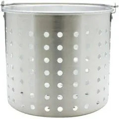 16 qt. Steamer Basket Aluminum 9-3/4&#034; Diameter x 8-3/8&#034; Height fits 16 qt. Stock