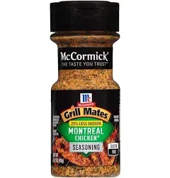 McCor Mick Grill Mates Montreal Chicken Seasoning