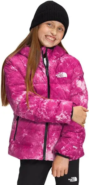 THE NORTH FACE girls Printed Reversible North Down Hooded Jacket (Little Kids/Big Kids)