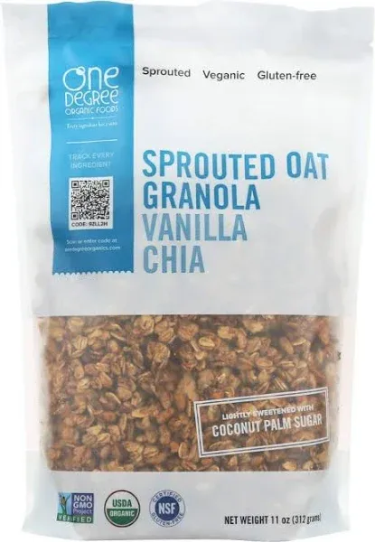 One Degree Organic Sprouted Granola Vanilla Chia