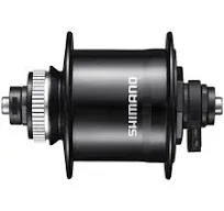 Shimano Metrea DH-UR700-3D Dynamo Front Hub- QR x 100mm, Center-Lock, Black, 36h