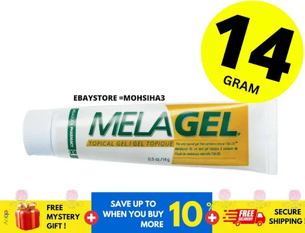 2 Melaleuca MelaGel Topical Balm .5oz Tube