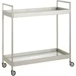 Cooper Satin Nickel Bar Cart