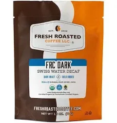 Organic FRC Dark Decaf Roasted Coffee