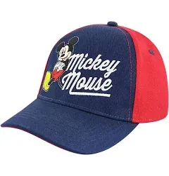 Disney Baseball Cap, Mickey Mouse Adjustable Toddler 2-4 Or Boy Hats for Kids Ages 4-7