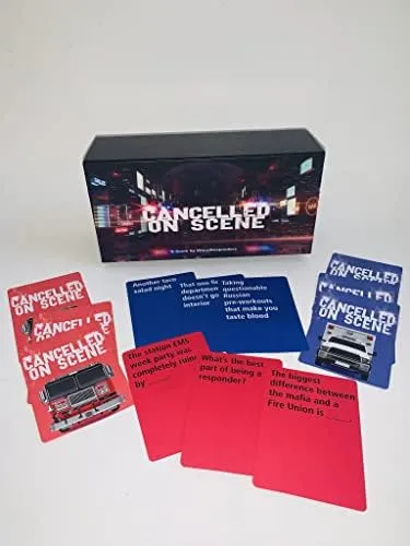 Cancelled On Scene | Card Game | Adult Game Night | Gift for EMS, Firefighter...