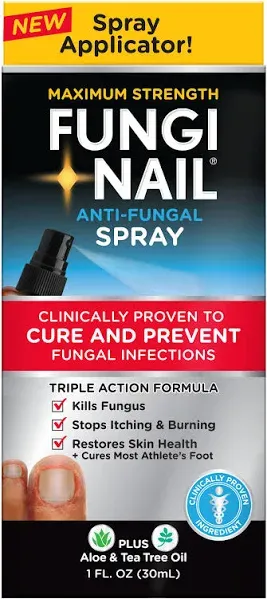 FUNGI NAIL  MAXIMUM STRENGTH ANTI-FUNGAL  30ml TOE AND FOOT BRAND