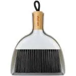 MR.SIGA Mini Dustpan and Brush Set, Cleaning Brush and Dustpan Combo with Bamboo Handle