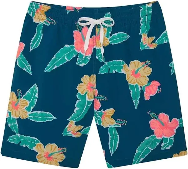 Chubbies The Floral Reefs Size Large L Inseam 7" Classic Swim Trunks Men's Lined