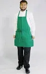 Uncommon Thread Unisex Bib Aprons W/Pockets for Workwear