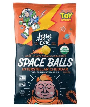 LesserEvil Interstellar Cheddar Space Balls