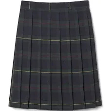 Girls Blue / Gold Plaid Pleated Skirt SV9098-G1 French Toast Uniforms Size 16-20