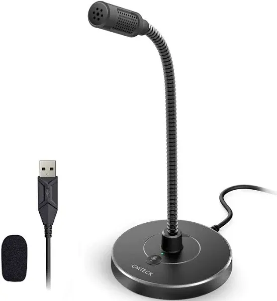 CMTECK USB Computer Microphone G009 Noise-Cancelli<wbr/>ng Recording Desktop Mic fo...