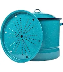 Cinsa 15QT Steamer Pot Turquoise