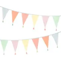 Talking Tables Pastel Fabric Bunting