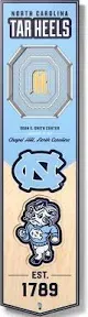 YouTheFan North Carolina Tar Heels 3D Stadium Banner