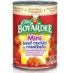 Chef Boyardee Beef Mini Ravioli