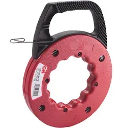 GB 50ft Steel Fish Tape Wire Cable Puller EFT-50B