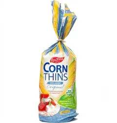 Real Foods Organic Corn Thins Original