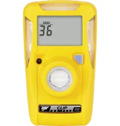 BW Clip Series Single-Gas Detectors2-year, Carbon Monoxide (CO, 35 PPM Low / 200 PPM High) BWC2-M