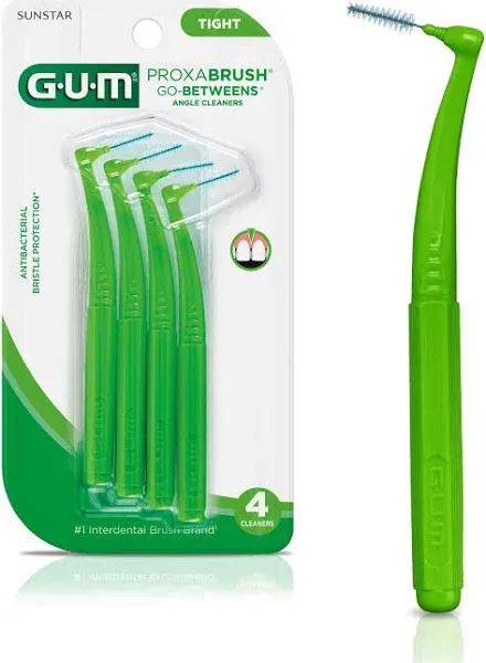 Gum Proxabrush Go-Betweens Angled Interdental Brushes